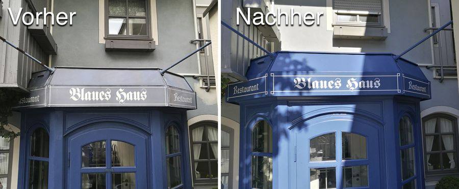Vorher – Nachher — Bildretusche