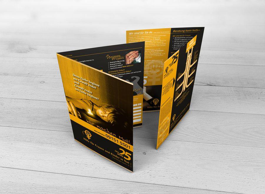 Frauenhilfe — Falzflyer