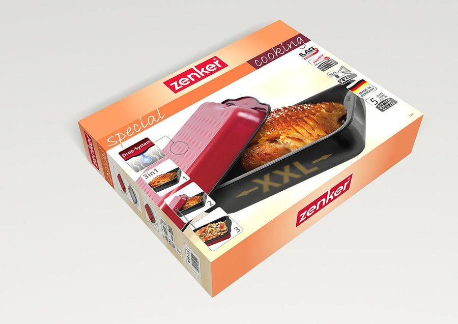 Zenker XXL-Bräter — Verpackungsdesign