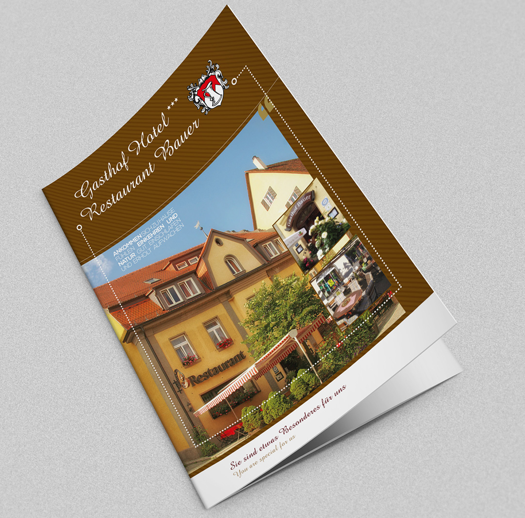 Café Bauer — Flyer & Falzflyer