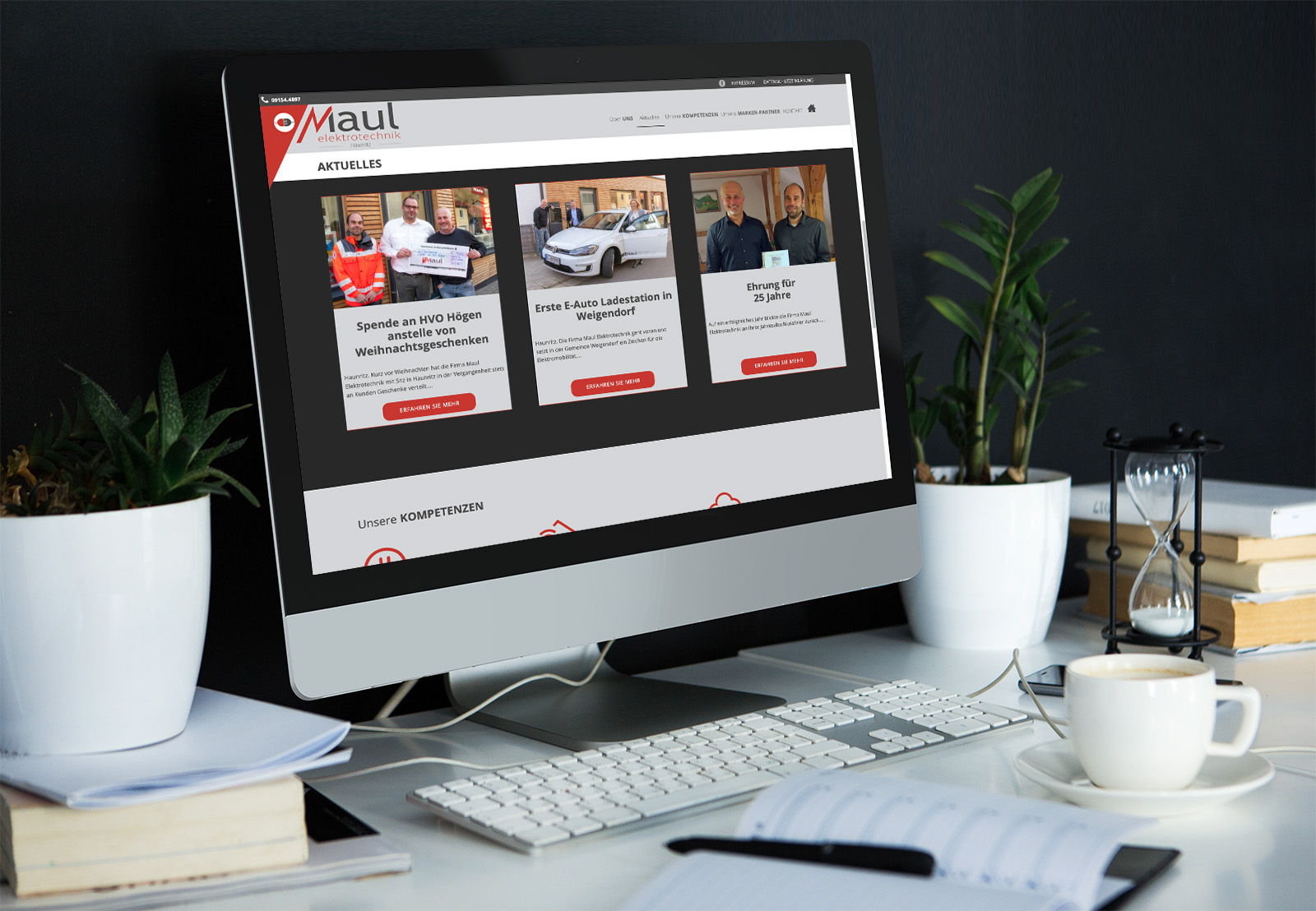 Maul Elektrotechnik — Webdesign
