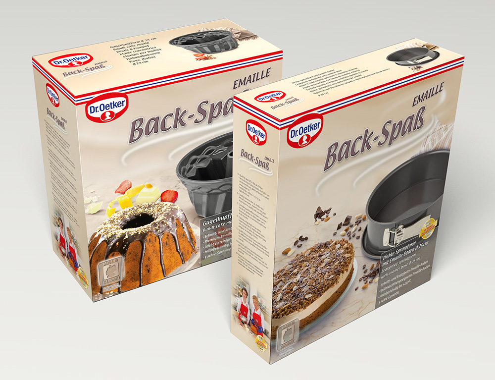 Dr. Oetker — Verpackungsdesign