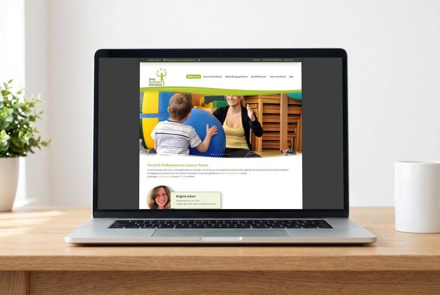 Webdesign für Ergotherapie Pfaffenhofen