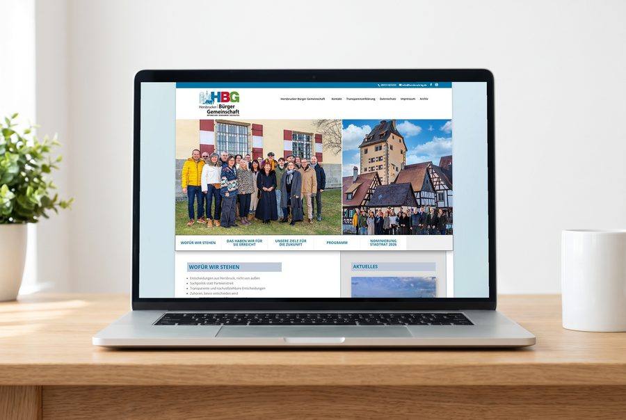 Webdesign für Hersbrucker Bürgergemeinschaft
