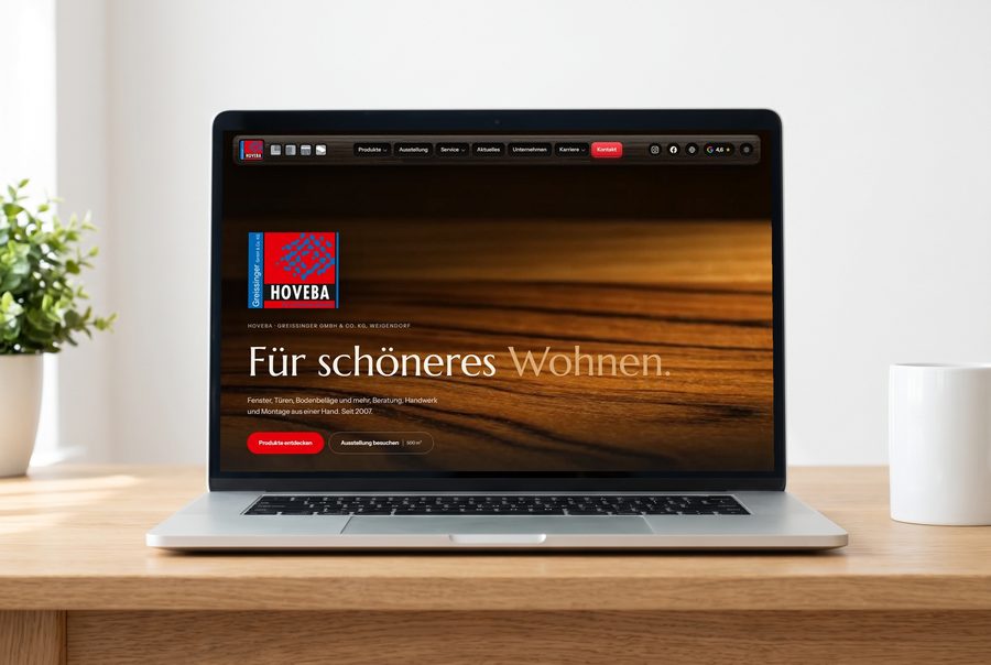 Webdesign für HOVEBA