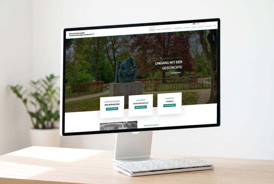Webdesign für Dokumentationsstätte KZ Hersbruck