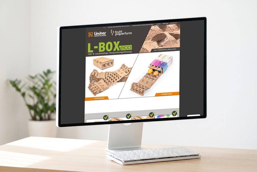 Webdesign für L-BOX eco