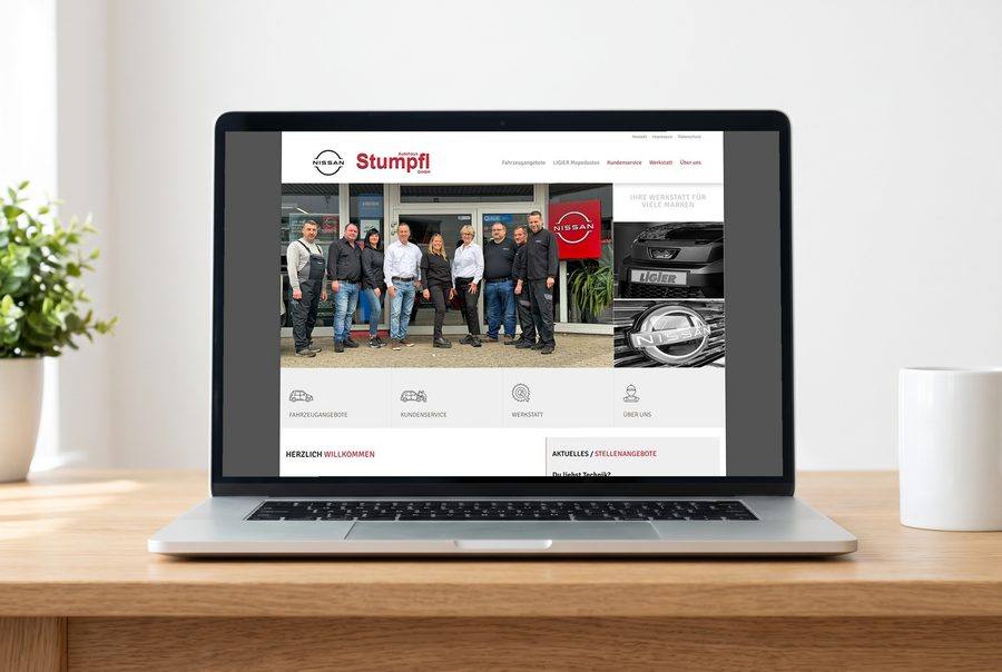 Webdesign für Autohaus Stumpfl