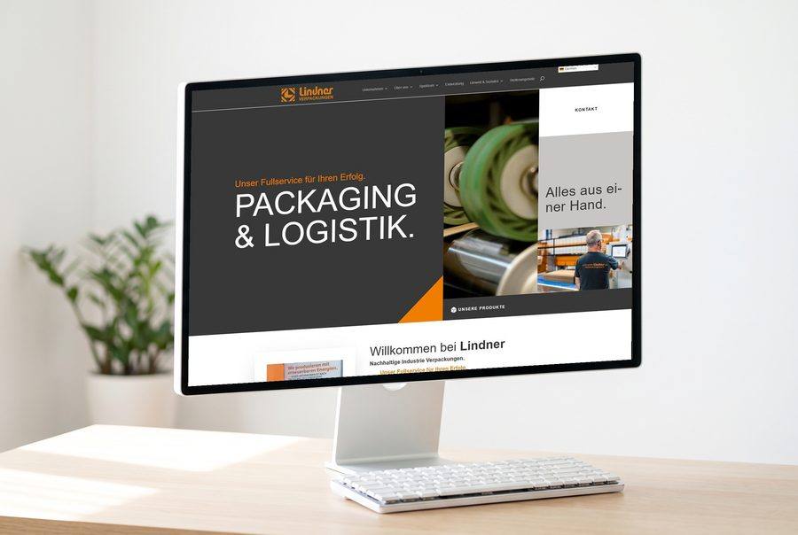 Webdesign für Paul Lindner Verpackungen