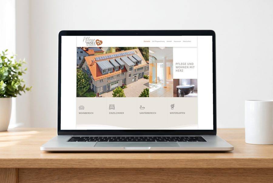 Webdesign für Pflegeinsel Neuhaus