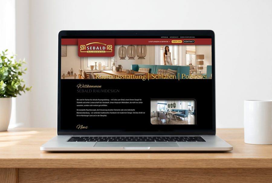Webdesign für Sebald Raumdesign